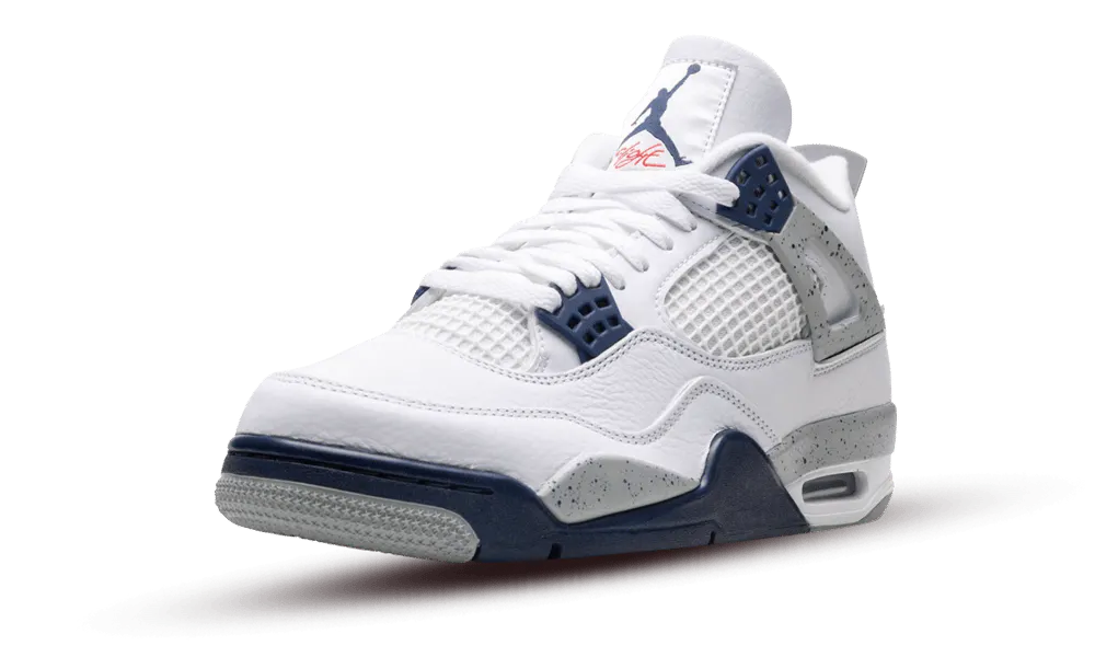 Air Jordan 4 Retro White Midnight Navy