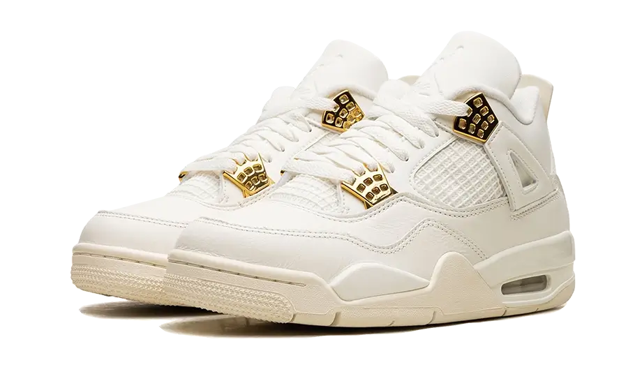 Air Jordan 4 Retro Sail Metallic Gold