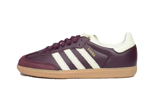 adidas Samba OG Maroon Cream White Gold Metallic