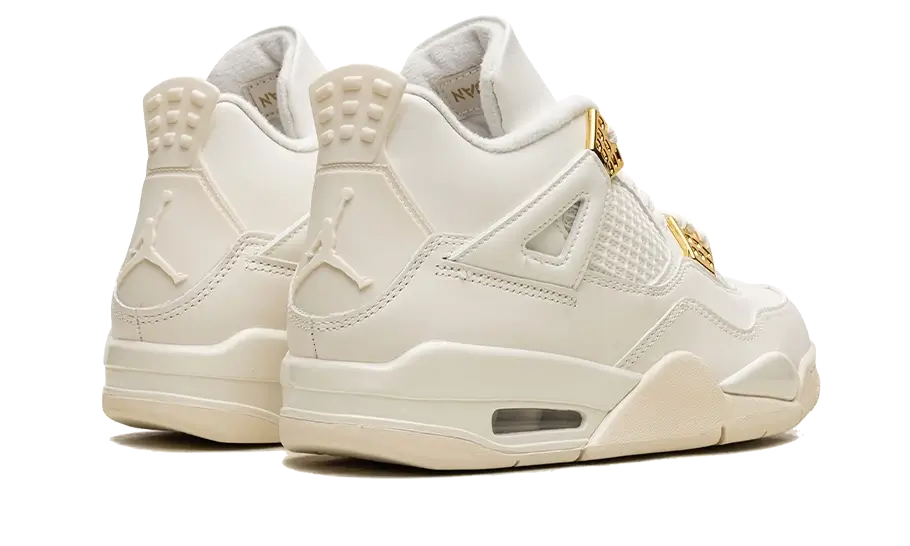 Air Jordan 4 Retro Sail Metallic Gold